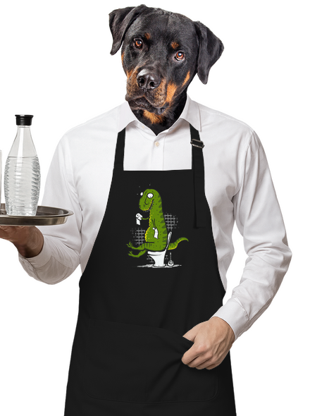 Rex problémája kötény Black