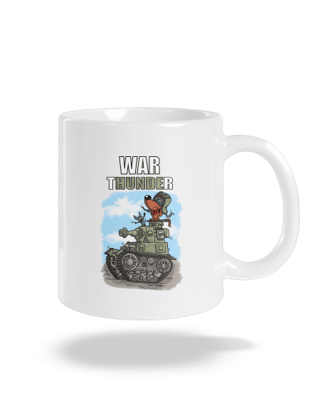 War Hunde hagyományos bögre White