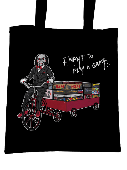 I want to play a game táska Black