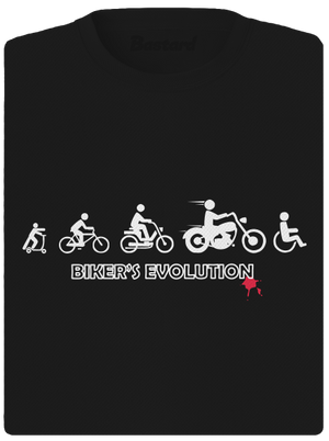 Bikers evolution női sportpóló Black
