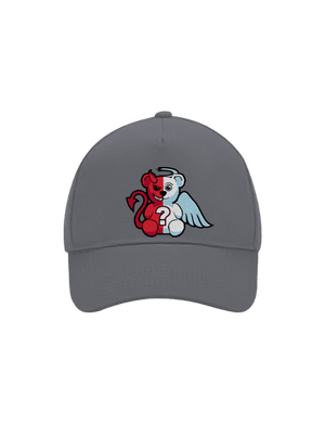 Angyal vagy ördög baseballsapka Graphite grey