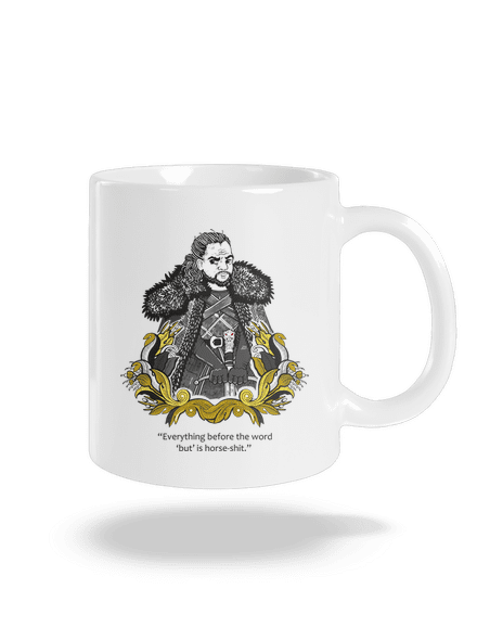Jon Snow hagyományos bögre White