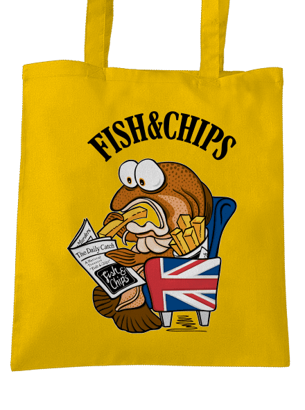 Fish and chips táska Sunflower