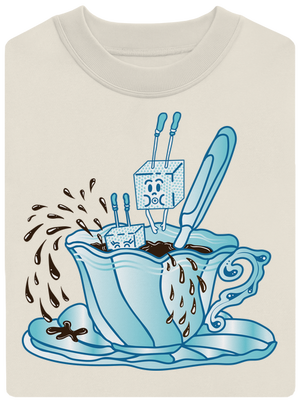 Cukorfüggő unisex crewneck Off White