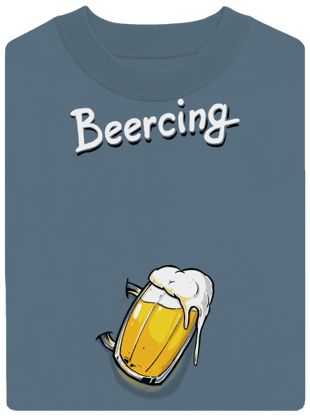 Beercing unisex crewneck Nordic Blue