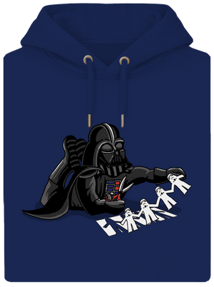 Trooper klónozás unisex prémium pulóver Navy