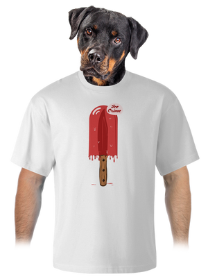 unisex túlméretezett póló