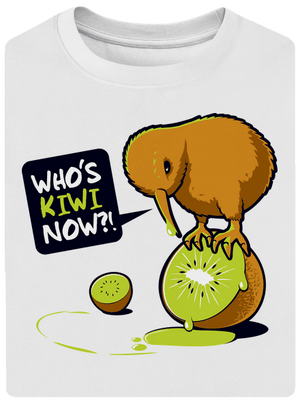 Kivi unisex túlméretezett póló White