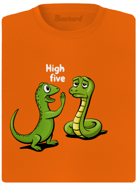 High Five női sportpóló Neon Orange