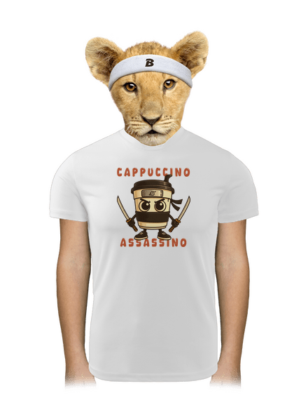 Cappuccino Assasino – Italian Brainrot gyerek sport póló White