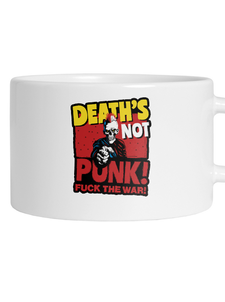 Death's not punk macaron bögre White