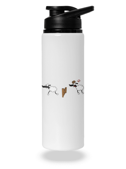 Sheeps in love kulacs White