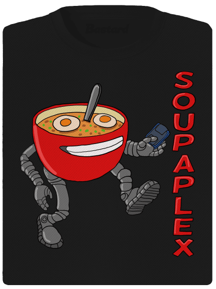 Soupaplex női sportpóló Black