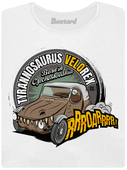 Tyrannosaurus Velorex prémium női póló White