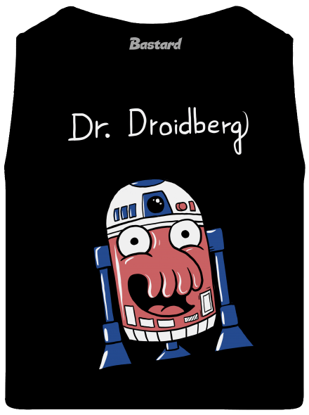 Dr. Droidberg férfi trikó Black
