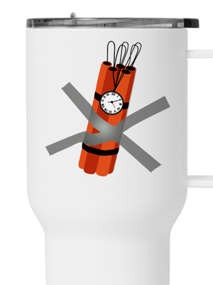 Dinamit termosz bögre White