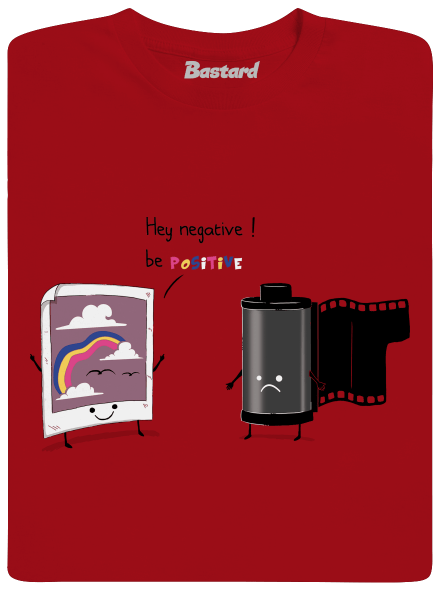 Légy pozitív gyerek póló Red