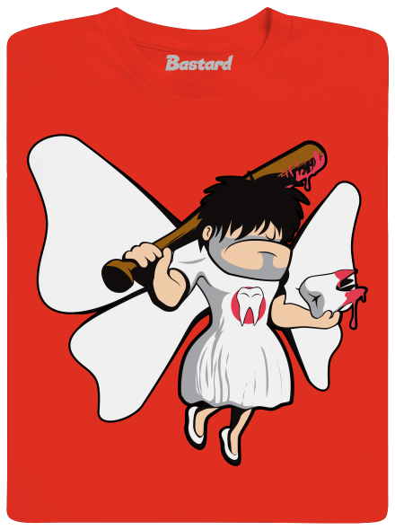 Fogtündér férfi póló Fiery Red