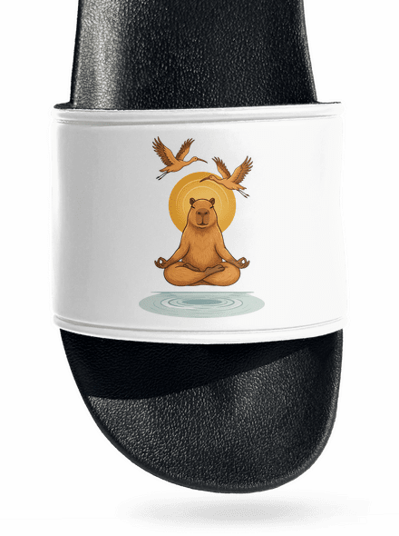 Zenben vagyok papucs White