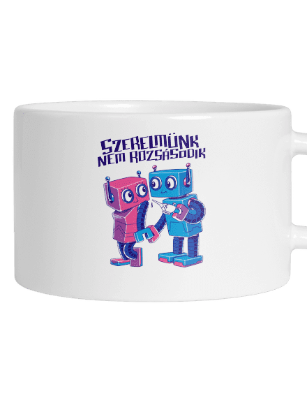 Robotok macaron bögre White