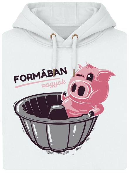 Formában unisex prémium pulóver Snowwhite