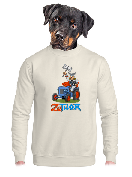 ZeThor unisex crewneck Off White