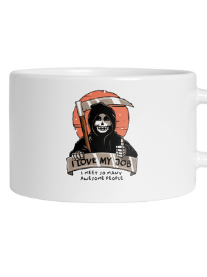 I love my job macaron bögre White