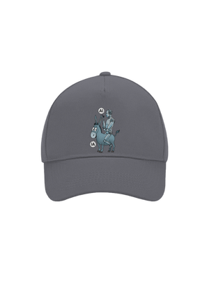 Szamár és AI baseballsapka Graphite grey