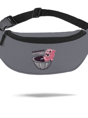 Formában övtáska Graphite