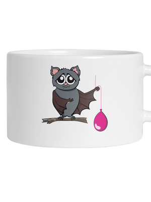 Denevér macaron bögre White