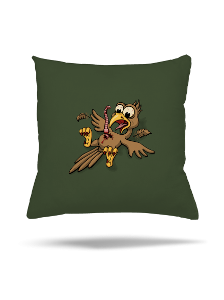 Giliszta betolakodó párna Olive Green