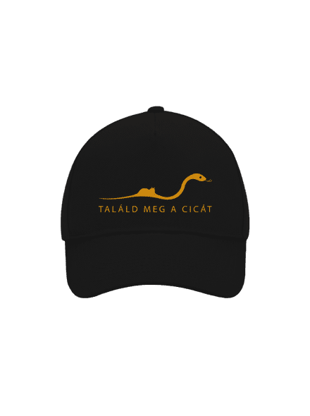 Találd meg a cicát baseballsapka Black