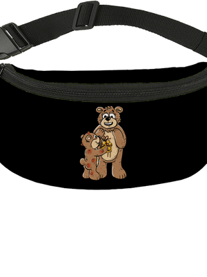 Büszke szülők övtáska Black