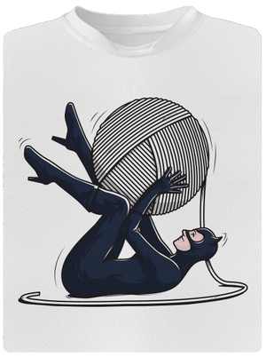 Catwoman gyerek sport póló White