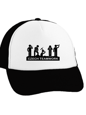 Czech Teamwork teherautós sapka Black cap