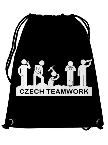 Czech Teamwork hátizsák Black