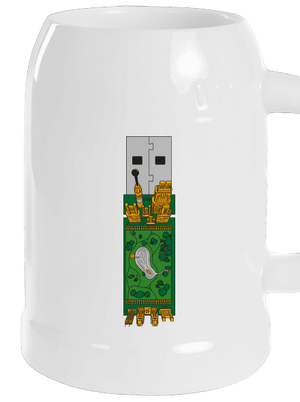 USB city söröskorsó White