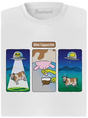 Alien Cappuccino női sportpóló White