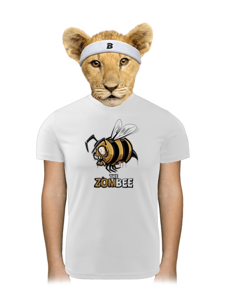 ZomBee - sárga gyerek sport póló White