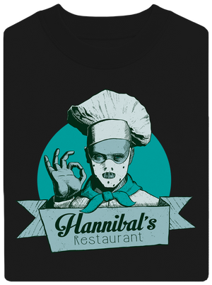 Hannibálnál unisex crewneck Black