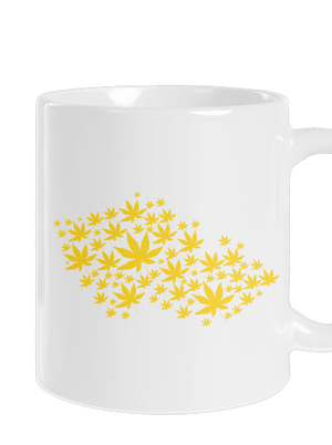 Ganja country hagyományos bögre White