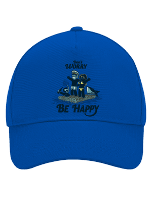 Don't worry baseballsapka Bright Royal