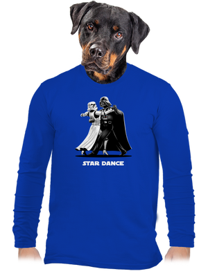 Star dance férfi hosszú ujjú póló Royal Blue