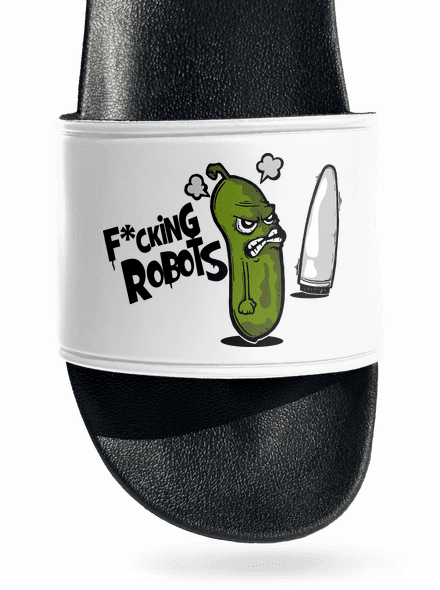 Fucking Robots papucs White