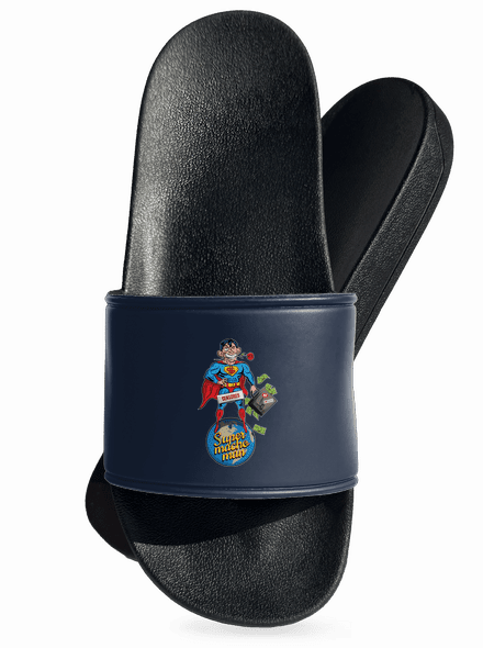 Supermachoman papucs Navy