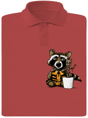 A galaxis őrzői férfi pólóingek Burgundy