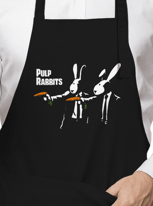 Pulp Rabbits kötény Black