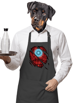 Ironman kötény Dark Grey