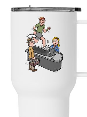 Taposómalom termosz bögre White