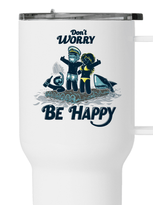 Don't worry termosz bögre White